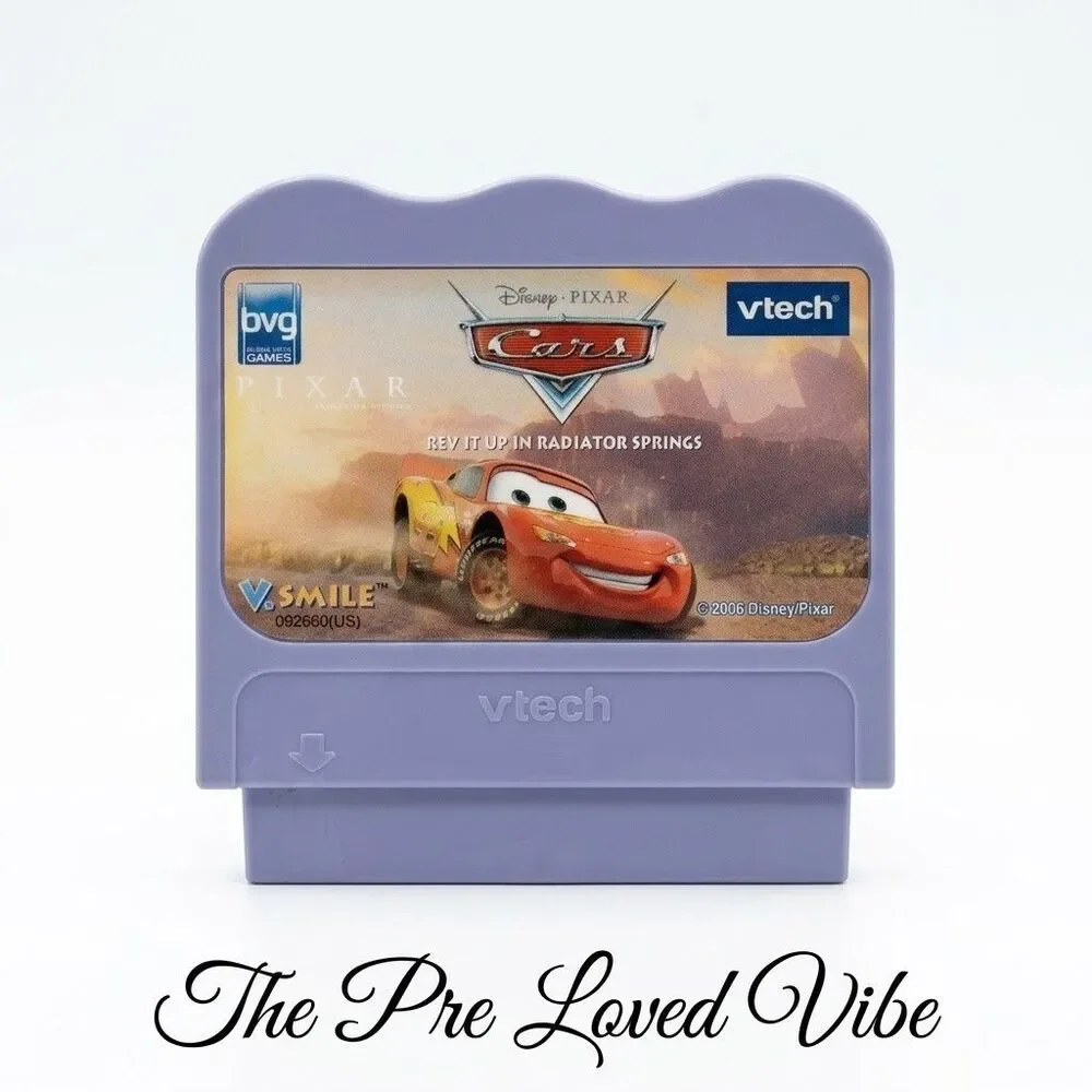 Vtech V.smile Disney's Pixar Cars Rev it up  CARTRIDGE
